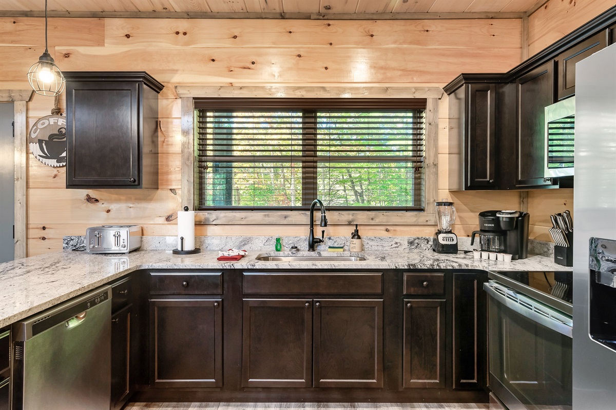 Fully Equipped Kitchen With Stainless Appliances