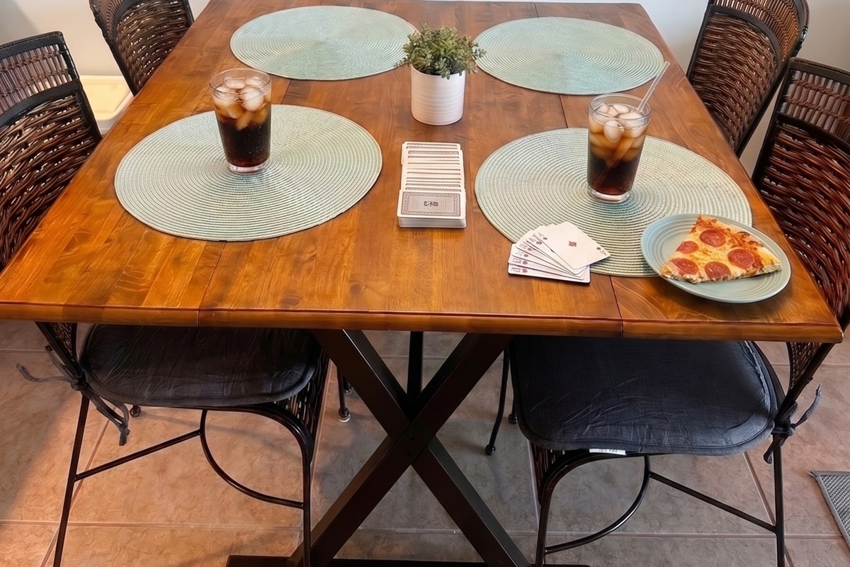 We love to play cards in the evenings with our besties when we're at the beach! 