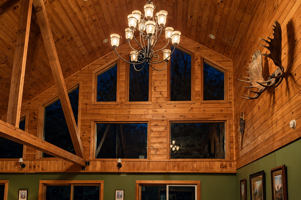 Rustic Cabin Lodge Living Room