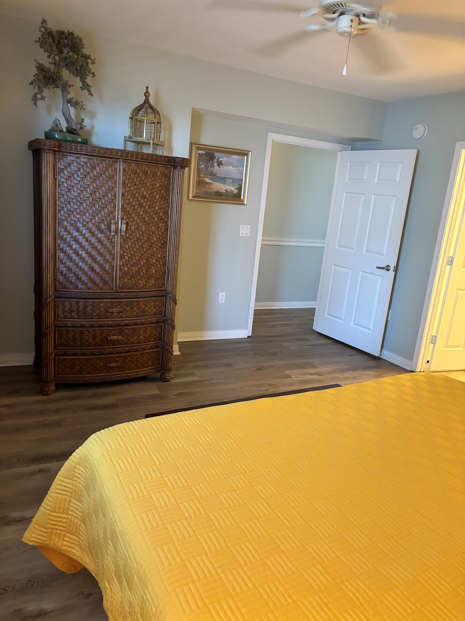 Another view of the master bedroom