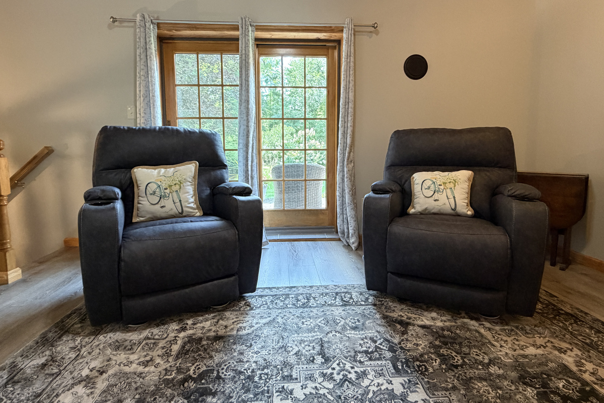 Comfy chairs in great room