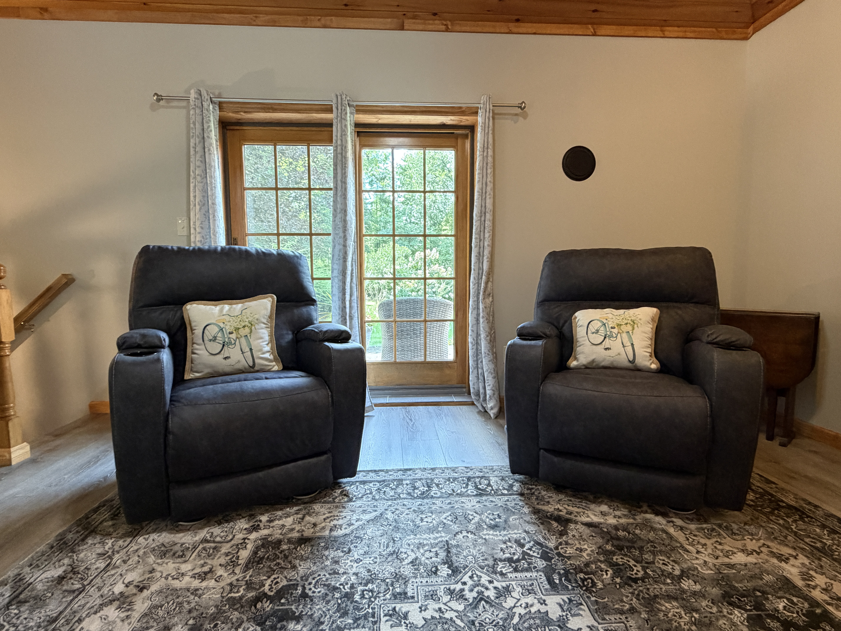 Comfy chairs in great room
