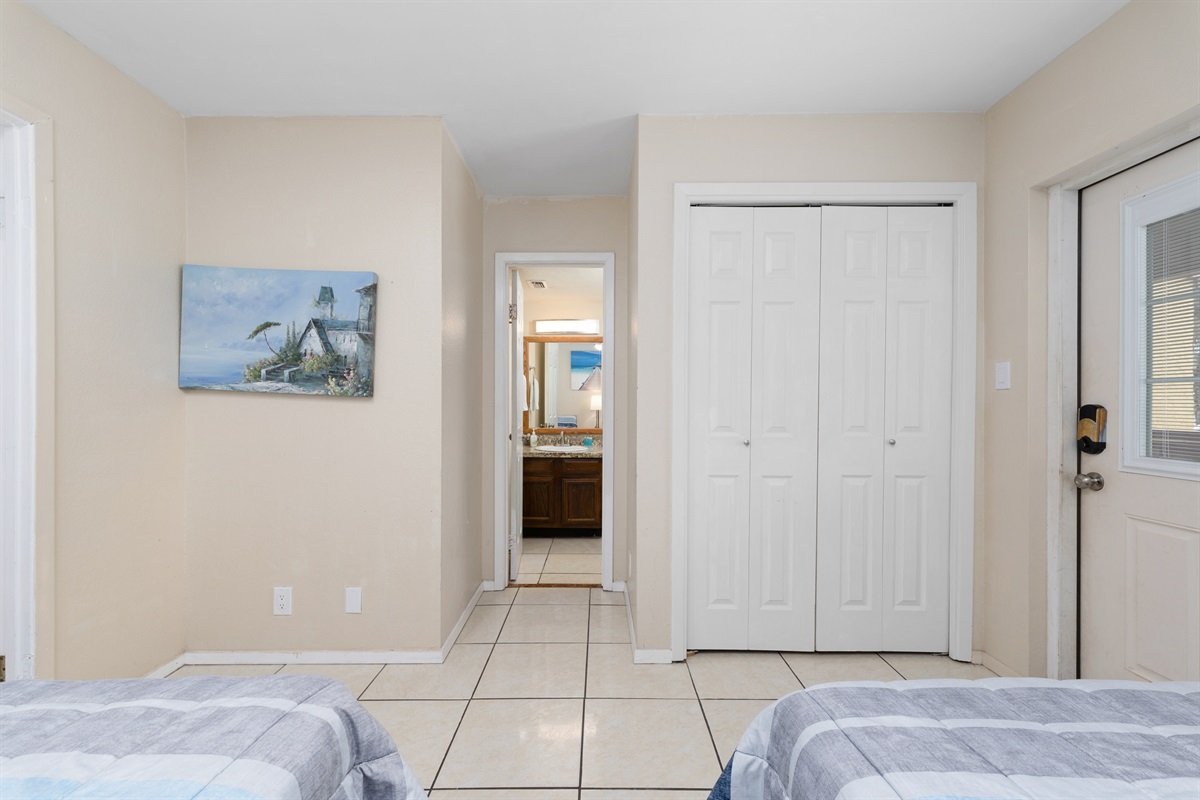 Secondary Bedroom with Balcony Access