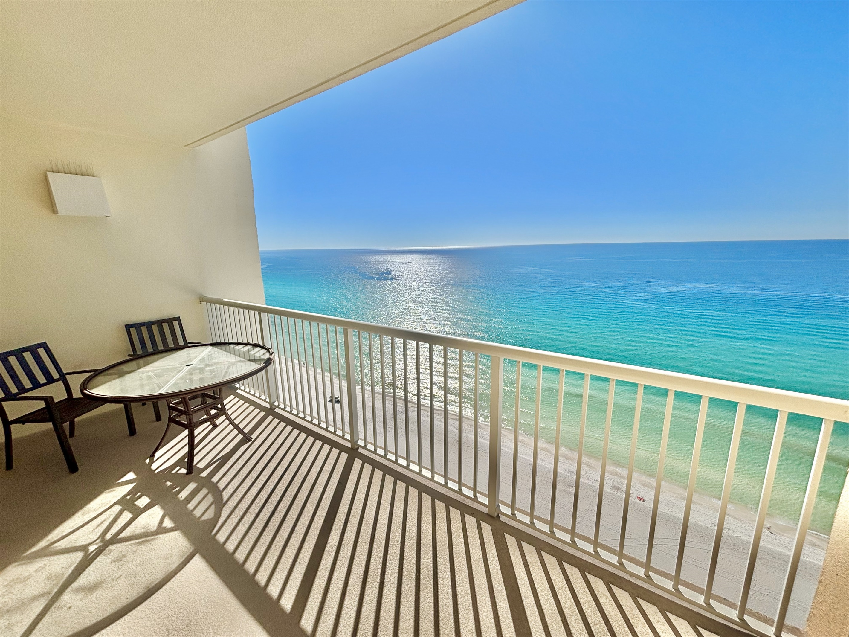 Enjoy sitting on your private balcony