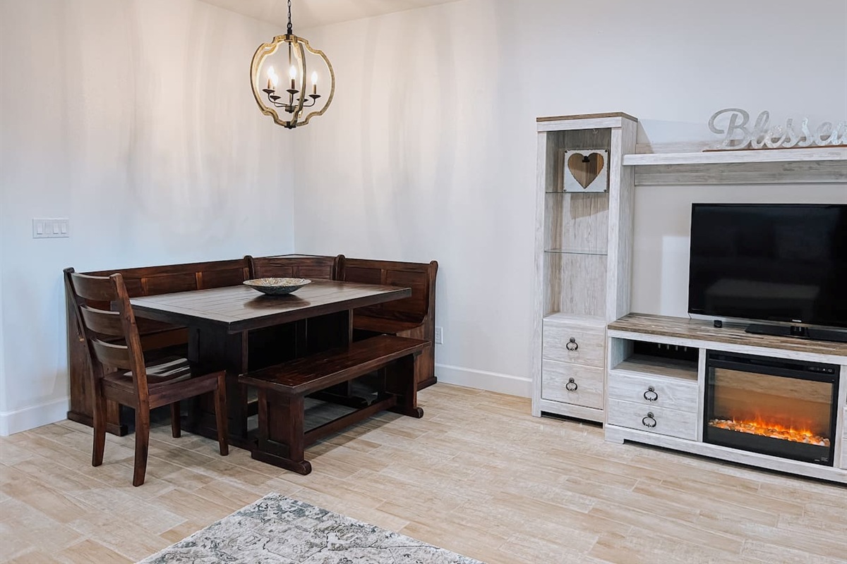Dinning area off the living room 