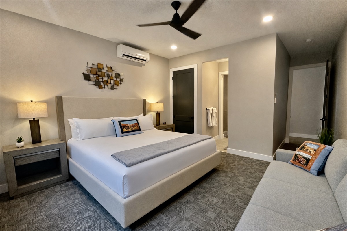 Guest Suite 5 king with Queen Sofa Sleeper