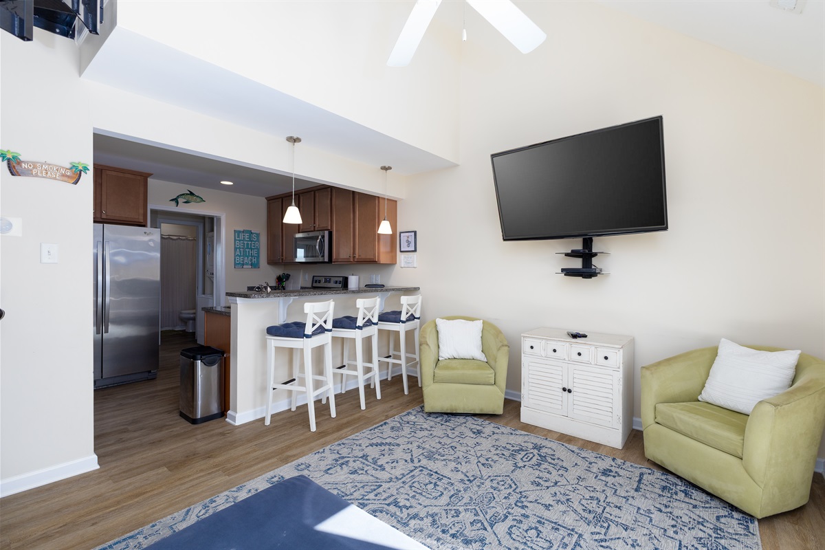 Spacious, open-plan design