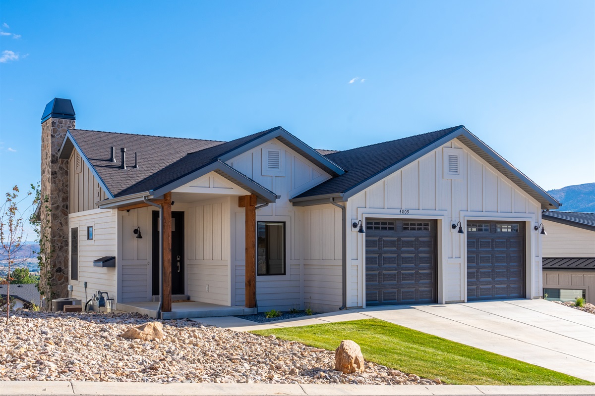 Welcoming front exterior with charming curb appeal.