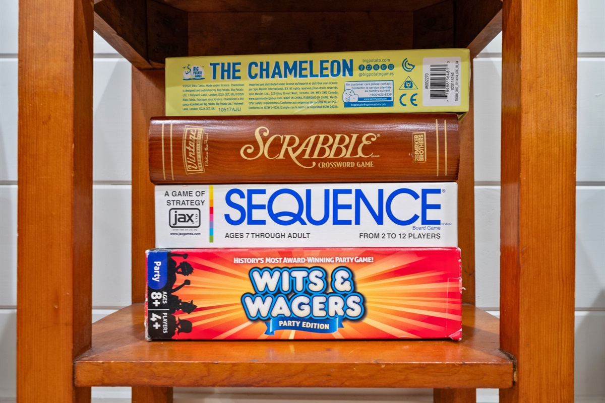 Board games for family fun and entertainment.
