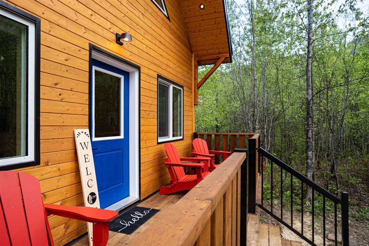Nature and mountain view from your private porch