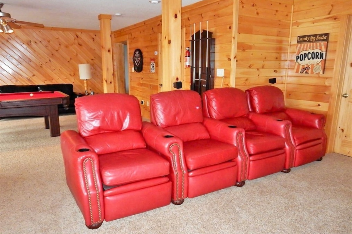 Movie room / entertainment area
