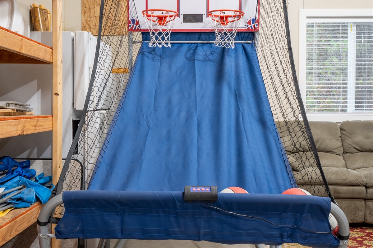 Electric Basketball Shoot in Garage (add on)