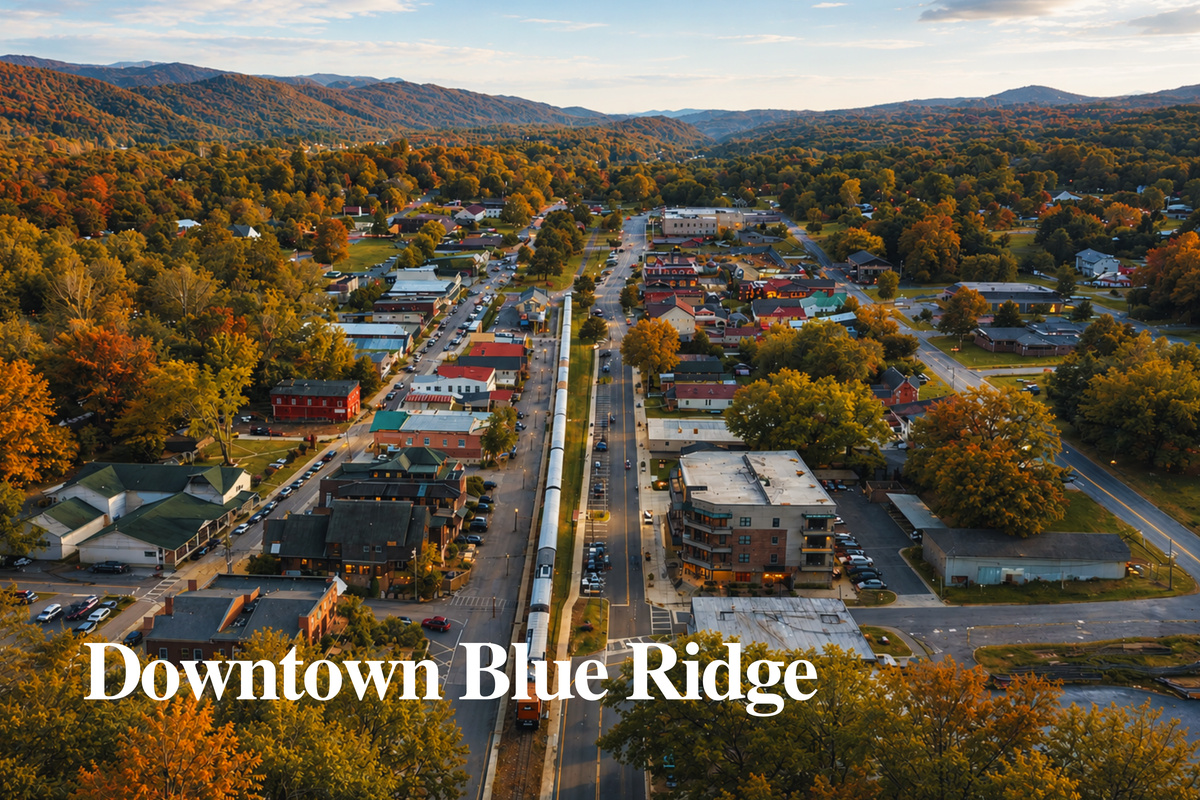 Just 25 minutes away! Explore the heart of downtown Blue Ridge, filled with unique shops, cozy caf&eacute;s, and local flavor.