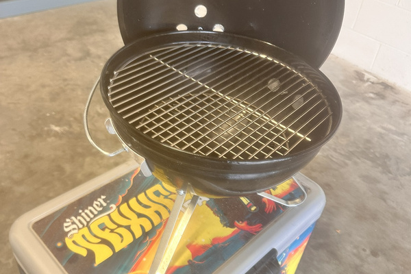 Travel Cooler, Charcoal Grill