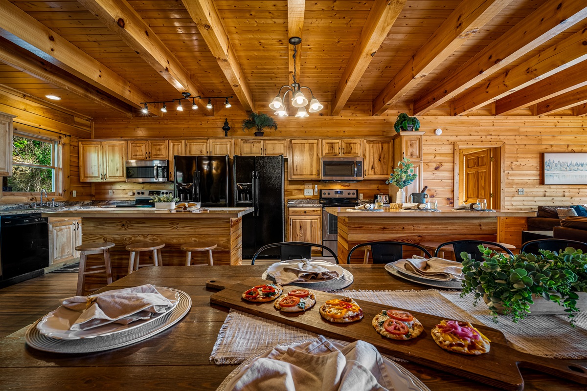 Our spacious dining space