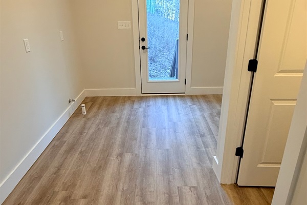 Mud room exit to lake and bonus room.