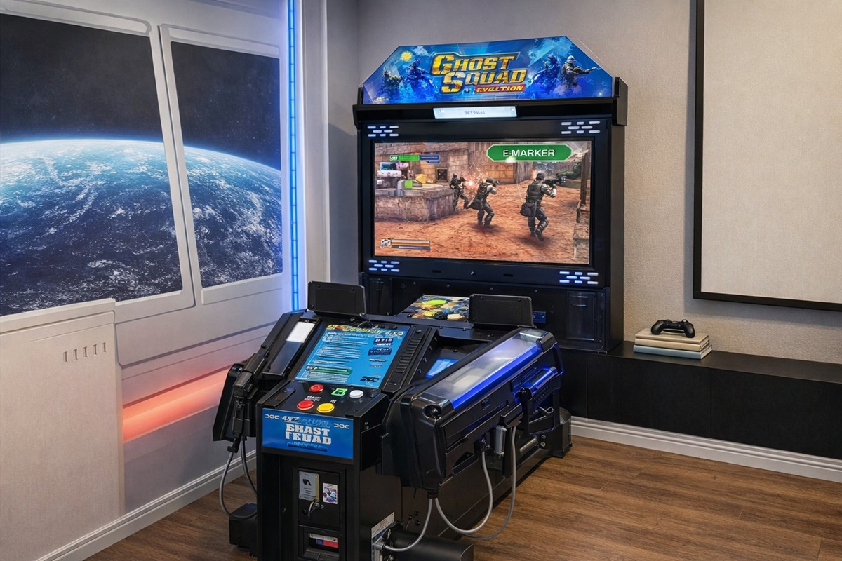 Take aim and save the day! Ghost Squad is a guest favorite — perfect for friendly competitions and nonstop arcade excitement.