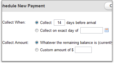 Smarter collection options for scheduled payments