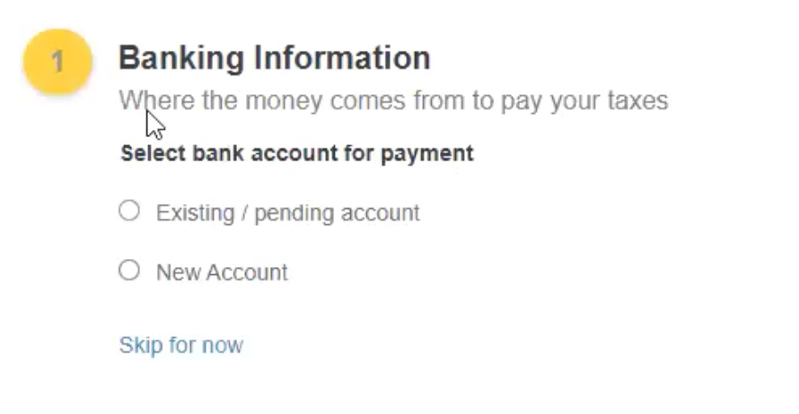 Click SAVE. Finish the Banking Information and Marketplace Information sections.