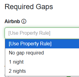 You'll notice the Required Gap update when you go to Properties > your specific Property > Listing Content > Channel Rules > Change > Required Gaps.