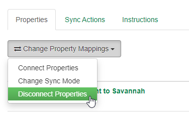Disconnect Booking.com Property 