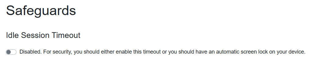 For your OwnerRez account security, consider enabling a timeout in your OwnerRez app or having your device's screen locked automatically.