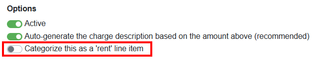 Navigate to Settings > Pricing > Surcharges > your specific Cleaning fee or Surcharge > Change > and in the Options section, enable&nbsp;Categorize this as a 'rent' line item.