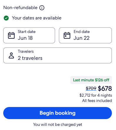 OwnerRez now allows Vrbo same-day bookings with configured Last Minute, Mobile, and Member Only discounts/promotions, as part of our June 17th release to increase potential guest visibility.
