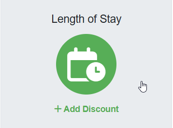 Navigate to Settings > Pricing > Discounts > + Create Discount > Length of Stay.