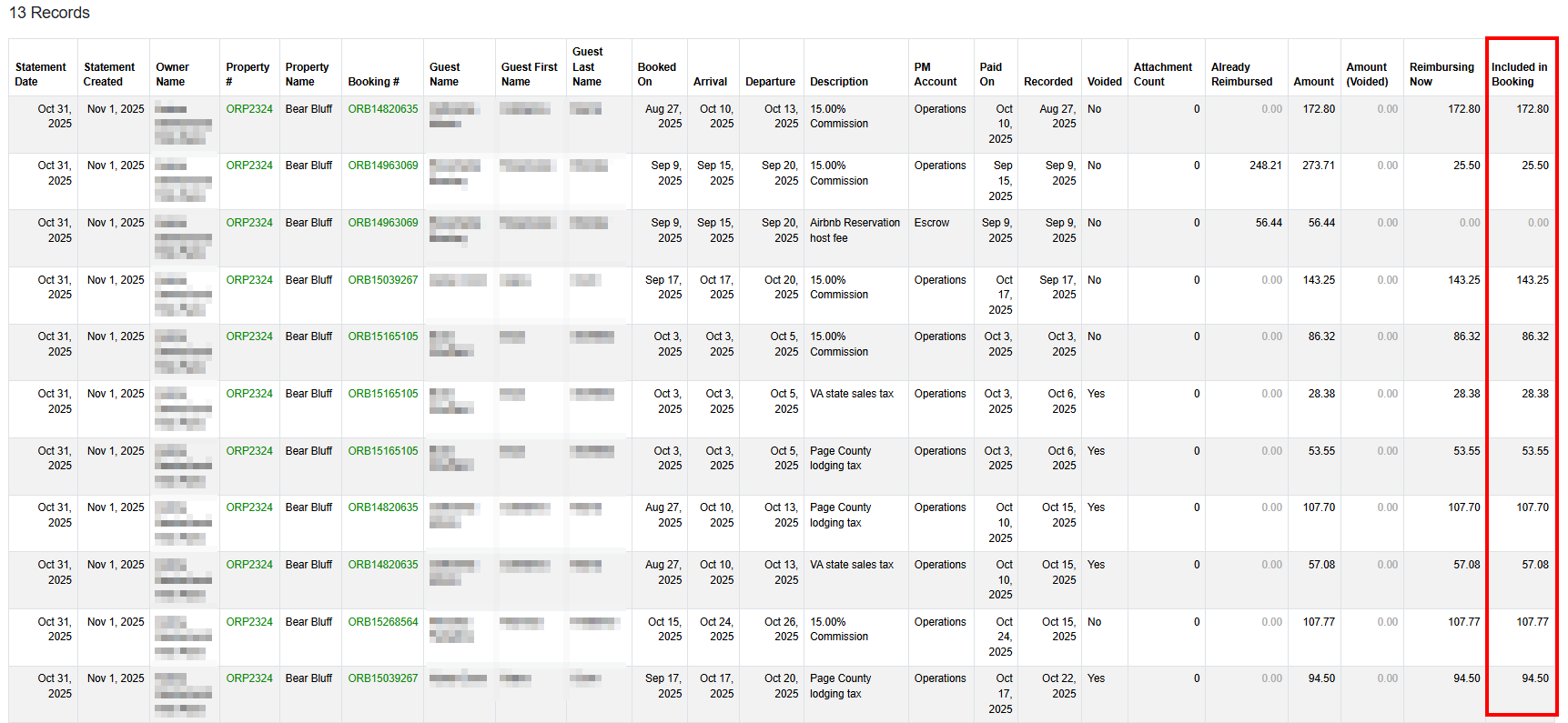 PM&nbsp;Owner Statement Expenses&nbsp;report with new&nbsp;