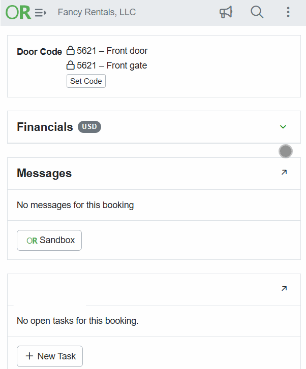 On mobile, we condensed the Booking Overview layout to display essential information at the top, with collapsible financial details.