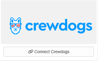 Be on the lookout for our upcoming channel integration with Crewdogs as an Official Channel.