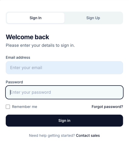 Step 1: Sign up or sign in