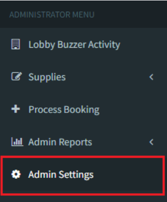 On the left menu bar, click Admin Settings, and then click Integrations.