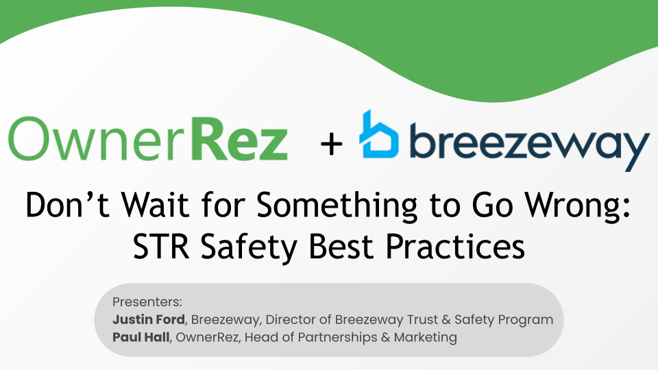 Join us live with Breezeway on Thursday, May 28th, at 1 PM Eastern and 10 AM Pacific time!