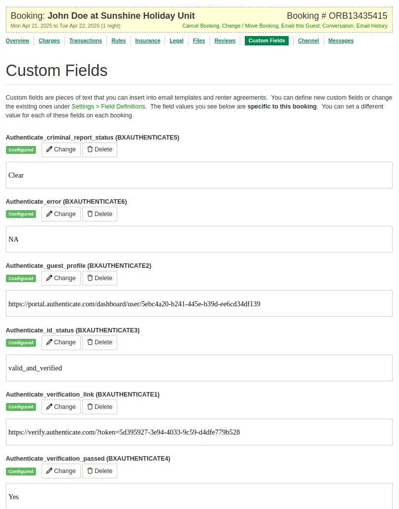 With Authenticate and OwnerRez working together, guest verification becomes a smooth, secure, and fully automated part of your workflow, allowing you to focus on what matters most.