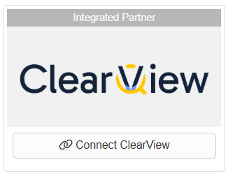 Settings > Financial > Payment Methods > + Connect a Payment Method > Connect ClearView.