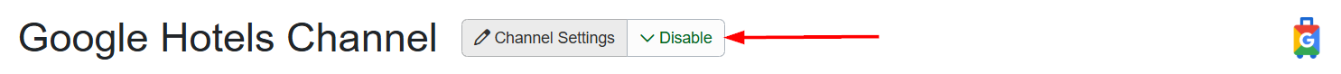 You can delist or disable your entire Google Hotels listing; however, when you remove a property from a hotel, any other properties/rooms remain listed. Navigate to Settings > Channels > Channel Management > Channel Integrations > your Google Hotels Channel Integration, then click Disable.