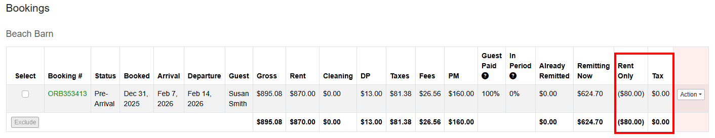 After your Statement View is saved and selected for your Owner Statement (PM - Statements & Payouts - Owner Statements), the new&nbsp;Discount Categories will be displayed on your Owner Statement.