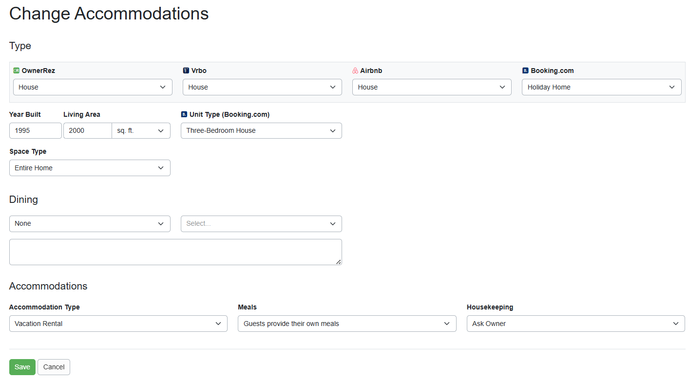 OwnerRez improved and reorganized the in-app Property Accommodations area&nbsp;layout for enhanced usability.