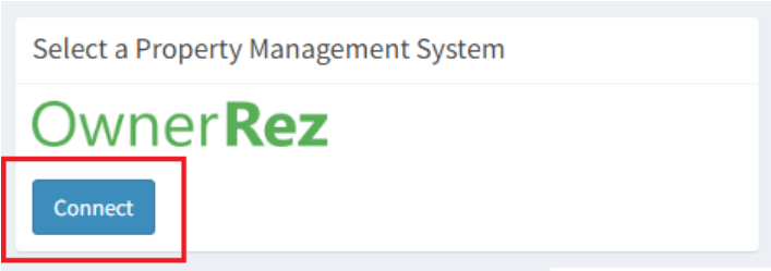 Click on the Sync button under OwnerRez.