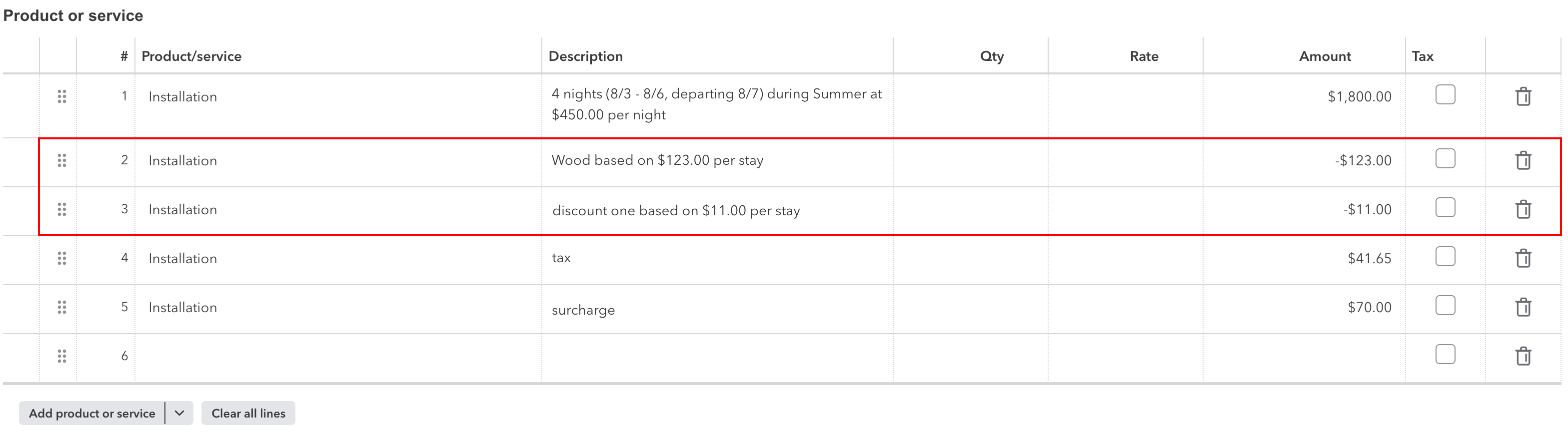 Just like you added surcharges, you can now add a Discount Product or Service Item in QuickBooks, which maps seamlessly to OwnerRez for more accurate financial reporting in QuickBooks.