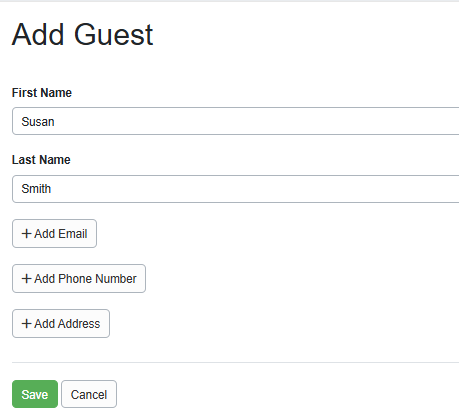 Add Guest