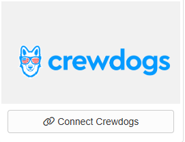 In OwnerRez, navigate to Settings > Channel Management > Channel Integrations > + Connect a Channel > Connect Crewdogs.