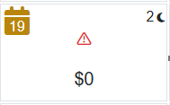 Days with no nightly rate set will be clearly indicated to users, with a large, bold 0 displayed alongside an alert icon.