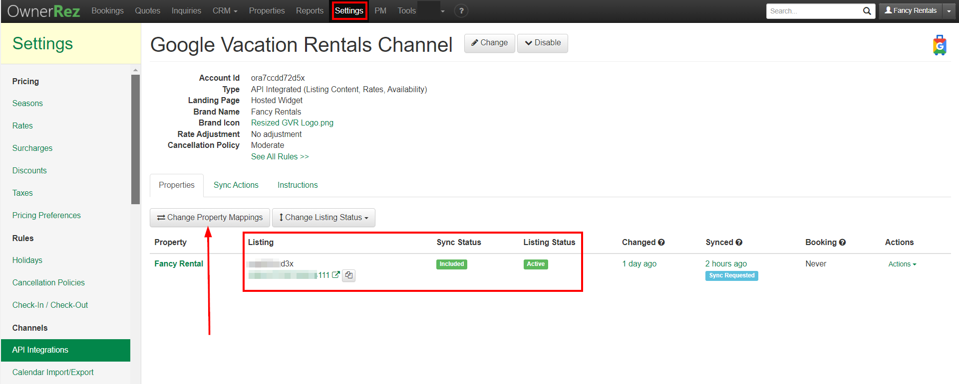 Google Vacation Rentals Setup & Connecting - API Integrations - Channel ...