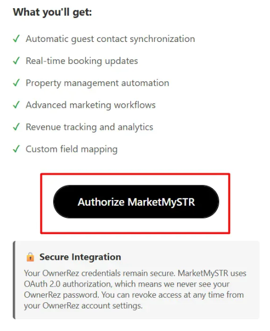 3.&nbsp;Authorize the Connection.&nbsp;You will be redirected to the authorization page. Click the 