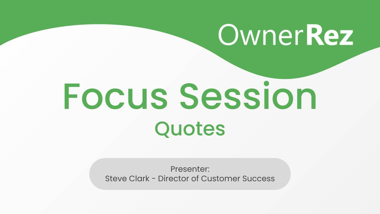Focus Session - Quotes