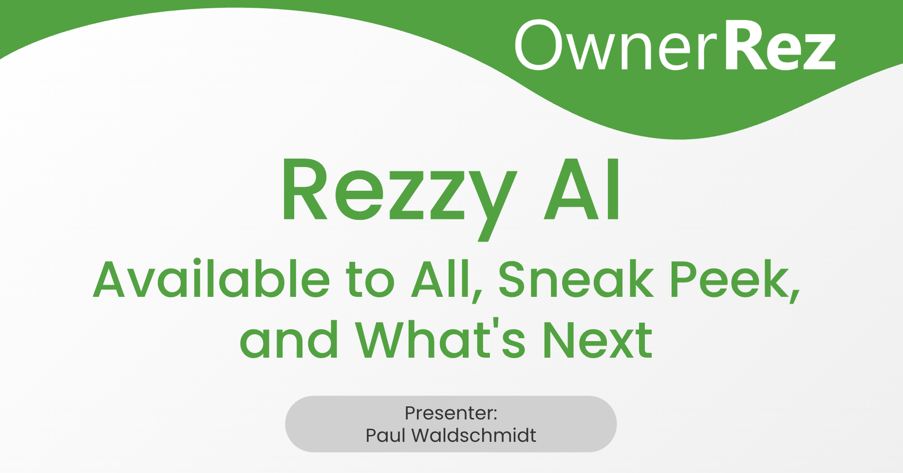 Friday, Februrary 06, 2026, Webinar: Rezzy AI - Available to All, Sneak Peek, and What's Next