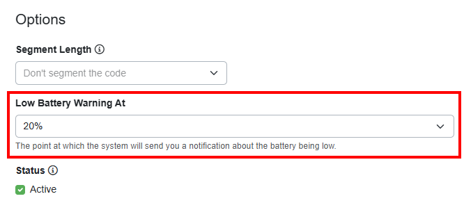 These highly requested features include the ability to set when you get notified about a low battery level.